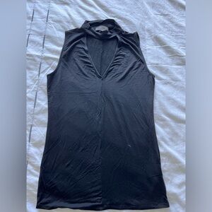 Elegant Black Sleeveless Top